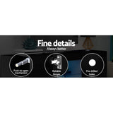 darrahopens Furniture > Living Room Artiss TV Cabinet Entertainment Unit Stand RGB LED Gloss Furniture 160cm Black