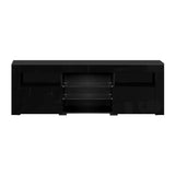 darrahopens Furniture > Living Room Artiss TV Cabinet Entertainment Unit Stand RGB LED Gloss Furniture 160cm Black