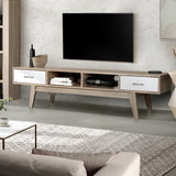 darrahopens Furniture > Living Room Artiss TV Cabinet Entertainment Unit Stand Storage Drawer Scandinavian 180cm Oak