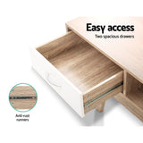 darrahopens Furniture > Living Room Artiss TV Cabinet Entertainment Unit Stand Storage Drawer Scandinavian 180cm Oak