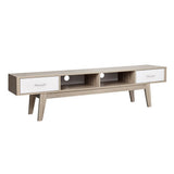 darrahopens Furniture > Living Room Artiss TV Cabinet Entertainment Unit Stand Storage Drawer Scandinavian 180cm Oak