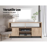 darrahopens Furniture > Living Room Artiss TV Cabinet Entertainment Unit Stand Storage Shelf Sideboard 140cm Oak