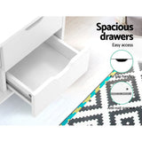 darrahopens Furniture > Living Room Artiss TV Cabinet Entertainment Unit Stand Wooden Scandinavian 120cm White