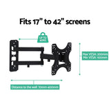 Darrahopens Furniture > Living Room Artiss TV Wall Mount Bracket Tilt Swivel Full Motion 32 37 42 Inch Plasma Screen LCD