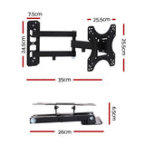 Darrahopens Furniture > Living Room Artiss TV Wall Mount Bracket Tilt Swivel Full Motion 32 37 42 Inch Plasma Screen LCD