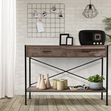 darrahopens Furniture > Living Room Artiss Wooden Hallway Console Table - Wood