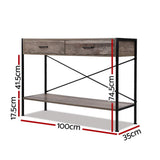 darrahopens Furniture > Living Room Artiss Wooden Hallway Console Table - Wood