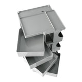 darrahopens Furniture > Living Room ArtissIn Bedside Table Side Tables Nightstand Organizer Replica Boby Trolley 5Tier Grey