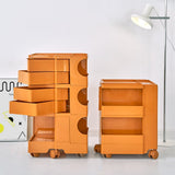darrahopens Furniture > Living Room ArtissIn Bedside Table Side Tables Nightstand Organizer Replica Boby Trolley 5Tier Orange