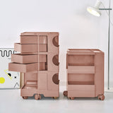 darrahopens Furniture > Living Room ArtissIn Bedside Table Side Tables Nightstand Organizer Replica Boby Trolley 5Tier Pink