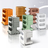 darrahopens Furniture > Living Room ArtissIn Bedside Table Side Tables Nightstand Organizer Replica Boby Trolley 5Tier Pink