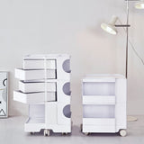 darrahopens Furniture > Living Room ArtissIn Bedside Table Side Tables Nightstand Organizer Replica Boby Trolley 5Tier White