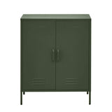 Darrahopens Furniture > Living Room ArtissIn Buffet Sideboard Locker Metal Storage Cabinet - SWEETHEART Green