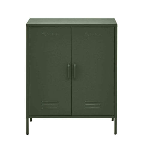 Darrahopens Furniture > Living Room ArtissIn Buffet Sideboard Locker Metal Storage Cabinet - SWEETHEART Green