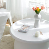 darrahopens Furniture > Living Room ArtissIn Coffee Table Mushroom Nordic Round Large Side Table 70CM White