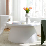 darrahopens Furniture > Living Room ArtissIn Coffee Table Mushroom Nordic Round Large Side Table 70CM White