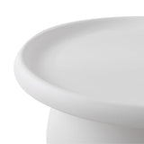 darrahopens Furniture > Living Room ArtissIn Coffee Table Mushroom Nordic Round Large Side Table 70CM White