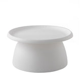darrahopens Furniture > Living Room ArtissIn Coffee Table Mushroom Nordic Round Large Side Table 70CM White