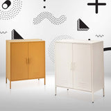 darrahopens Furniture > Living Room ArtissIn Sweetheart Metal Locker Storage Shelf Shoe Cabinet Buffet Sideboard White