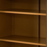 darrahopens Furniture > Living Room ArtissIn Sweetheart Metal Locker Storage Shelf Shoe Cabinet Buffet Sideboard Yellow