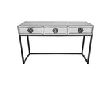 Darrahopens Furniture > Living Room Athens Mirrored Console Table -Black
