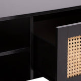 darrahopens Furniture > Living Room Casa Decor Tulum Rattan Coffee Table Storage Drawer Furniture Wooden Black