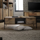 darrahopens Furniture > Living Room Coffee Table 2 Drawers Particle Board Storage in Oak Colour