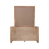 darrahopens Furniture > Living Room Dresser with 6 Storage Drawers in Solid Acacia & Veneer With Mirror in Chocolate Colour