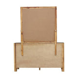 darrahopens Furniture > Living Room Dresser with 6 Storage Drawers in Solid Acacia & Veneer With Mirror in Oak Colour