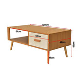 darrahopens Furniture > Living Room Entertainment Unit TV Unit with Storage Drawer 100CM