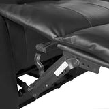 darrahopens Furniture > Living Room Fantasy Recliner Pu Leather 1R Black