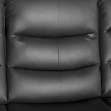 darrahopens Furniture > Living Room Fantasy Recliner Pu Leather 1R Black