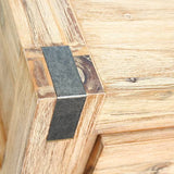 darrahopens Furniture > Living Room Hall Table 2 Storage Drawers Solid Acacia Wooden Frame Hallway in Oak Color