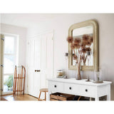 darrahopens Furniture > Living Room Hallway Console Table Hall Side Entry 3 Drawers Display White Desk Furniture