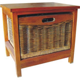 Darrahopens Furniture > Living Room Hyssop Bedside 1 Chest of Drawers Cane Bedroom Kitchen Bathroom Storage Cabinet