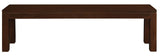 Darrahopens Furniture > Living Room Large Tilda Solid Mahogany Bench (Mahogany)