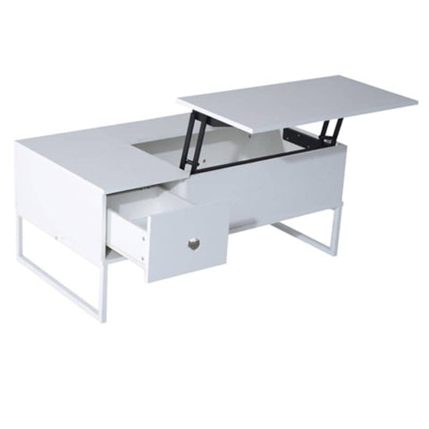 Darrahopens Furniture > Living Room Lift Up White Coffee Table With Storage