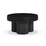 Darrahopens Furniture > Living Room Maya Ribbed Black Coffee Table