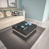 Darrahopens Furniture > Living Room Modern Large High Gloss Coffee Table With LED Lights Black