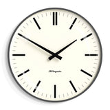 Darrahopens Furniture > Living Room Newgate Radio City Wall Clock Bold Black Marker Dial - Matte Blizzard Grey