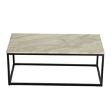 Darrahopens Furniture > Living Room Rectangular MDF Marbling Coffee Table