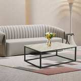 Darrahopens Furniture > Living Room Rectangular MDF Marbling Coffee Table