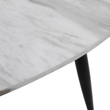 Darrahopens Furniture > Living Room Round MDF Marbling Coffee Table