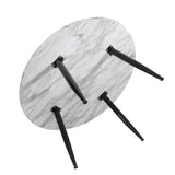 Darrahopens Furniture > Living Room Round MDF Marbling Coffee Table