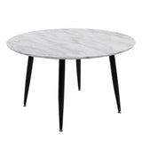 Darrahopens Furniture > Living Room Round MDF Marbling Coffee Table