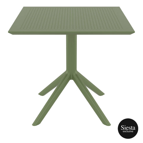 Darrahopens Furniture > Living Room Sky Table 80 - Olive Green