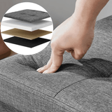 Darrahopens Furniture > Living Room SONGMICS 110cm Folding Storage Ottoman Bench Foot Rest Stool Dark Gray