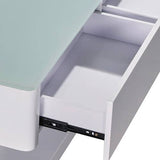 darrahopens Furniture > Living Room Stylish Coffee Table High Gloss Finish in Shiny Black Colour with 4 Drawers Storage