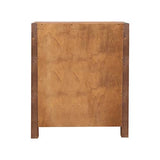 darrahopens Furniture > Living Room Tallboy with 4 Storage Drawers Solid Wooden Assembled in Chocolate Colour