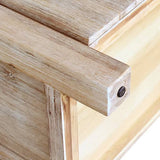 darrahopens Furniture > Living Room Tallboy with 4 Storage Drawers Solid Wooden Assembled in Oak Colour